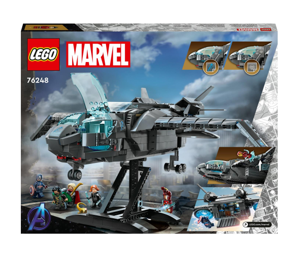 LEGO Marvel 76248 Quinjet Avengersów - 1091300 - zdjęcie 3